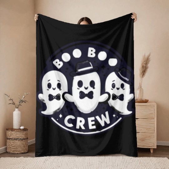 Boo Boo Crew Throw Blankets