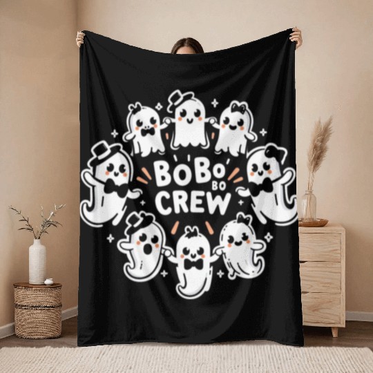 Boo Boo Crew Throw Blankets