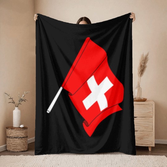 Flag of Switzerland, Throw Blankets