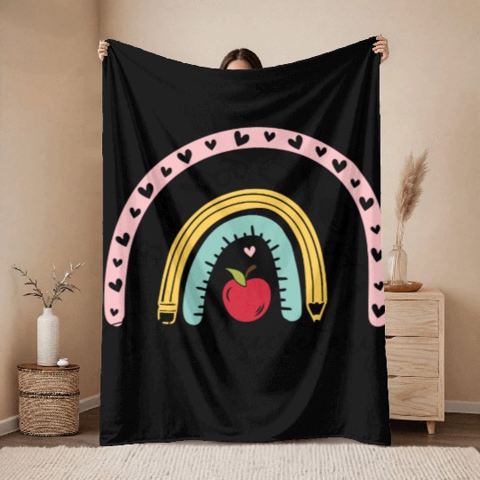 School secretary Throw Blankets