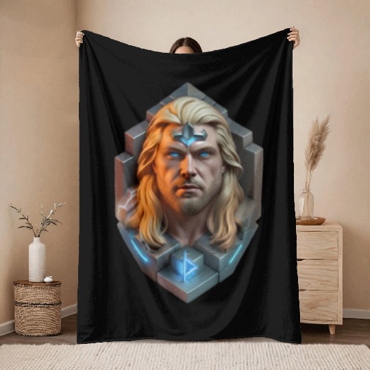 Thursday | Day of Thor Throw Blankets