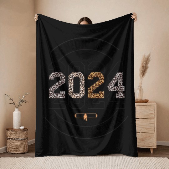 Senior Year 2024 It s Finally Here Throw Blankets