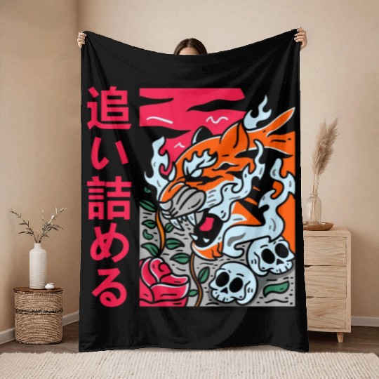 Year Of The Dragon 2024 Zodiac Lunar Chinese Throw Blankets