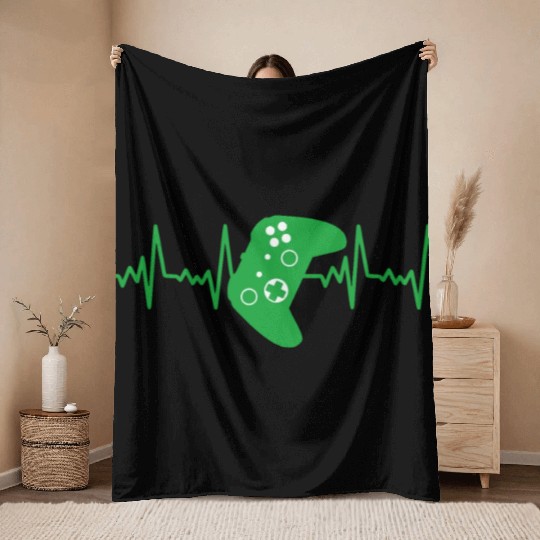 Video Game Lover Throw Blankets