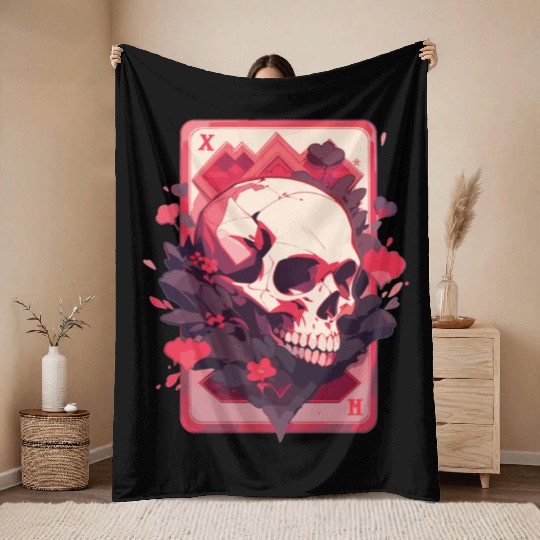 Poker Poker Player Casino Card Card Game Poker Throw Blankets
