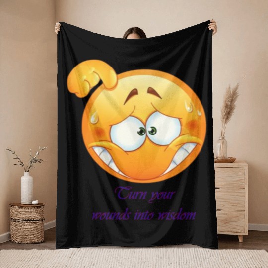 wednesday copy Throw Blankets