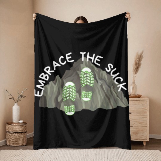 Embrace the Suck! Throw Blankets