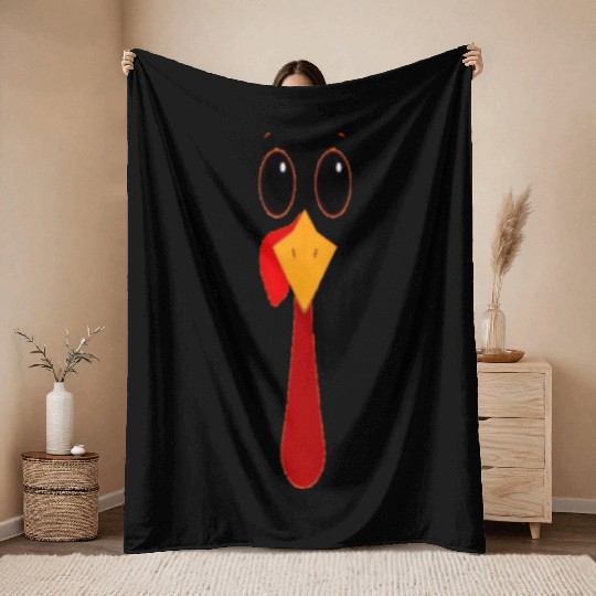 Thanksgiving Design Throw Blankets
