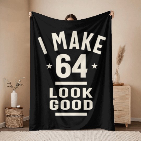 1959 I Make 64 Look Good - 64th Birthday Throw Blankets