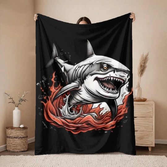 Shark Throw Blankets