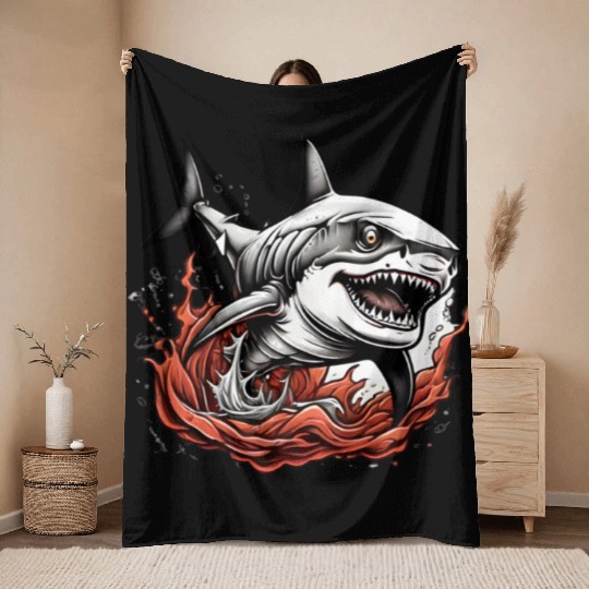 Shark Throw Blankets