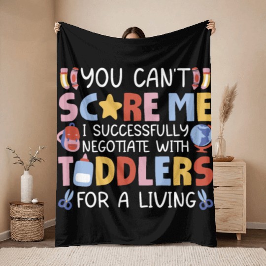 Daycare Teacher Throw Blankets