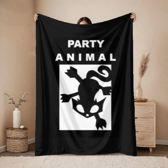 PARTY ANiMAL 2 Throw Blankets