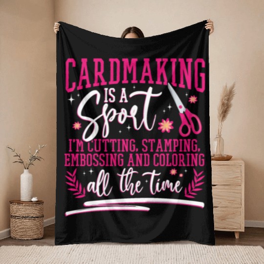 Cardmaker Scrapbooking Cardmaking Kits for Adults Throw Blankets