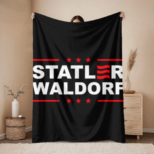 Statler and Waldorf Throw Blankets