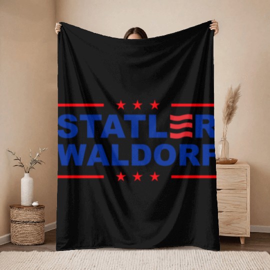 Statler and Waldorf Throw Blankets