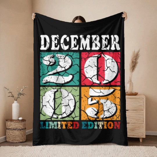 December 2005 Anniversary December 2005 December Throw Blankets