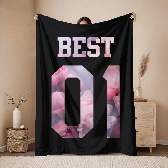 best friends forever for 3 - BEST Throw Blankets