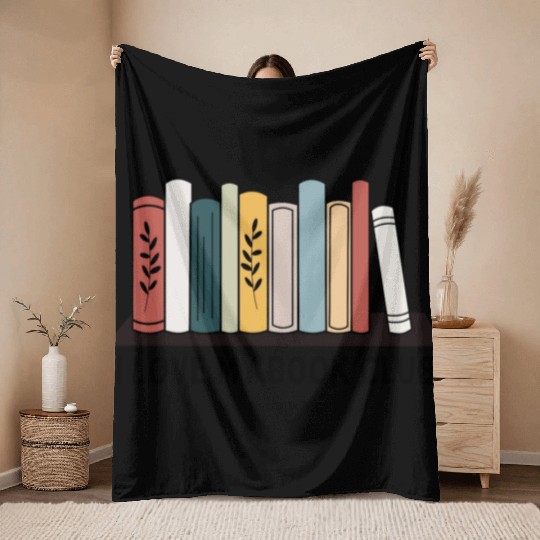 I love my book club Throw Blankets