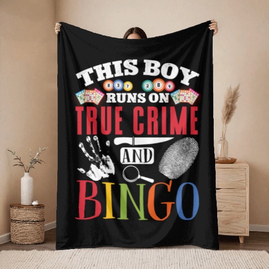 This Boy Runs On True Crime And Throw Blankets