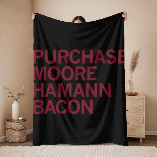 Purchase More Haman Bacon Throw Blankets lowa Players state