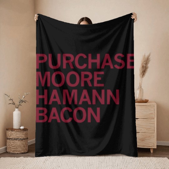 Purchase Moore Hamann Bacon Throw Blankets lowa Players