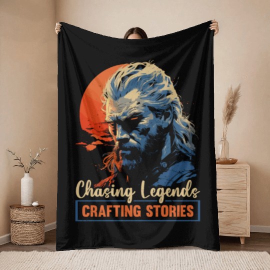 Larping Larp Larper Live Action Role Video Game Throw Blankets