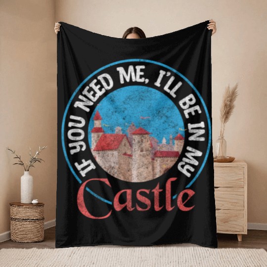 Middle Ages Hero Knights Templar Throw Blankets