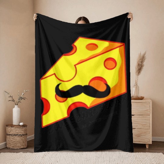Bweeznisswax Fresh as Stinky Cheese Hat Throw Blankets