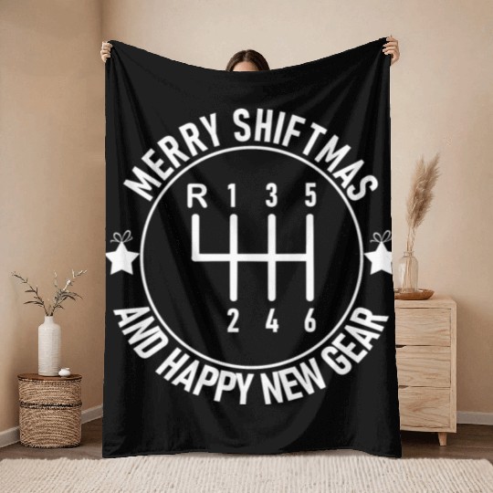 Guy Auto Racing Mechanic Manual Christmas Car love Throw Blankets