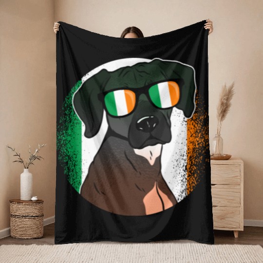 Ireland Throw Blankets
