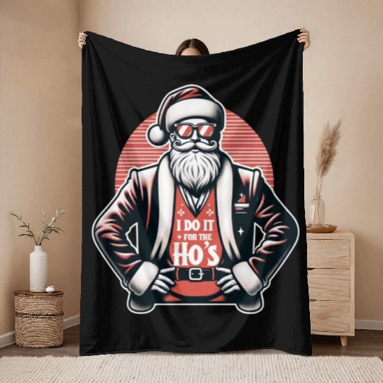 I Do It For The Ho's Throw Blankets