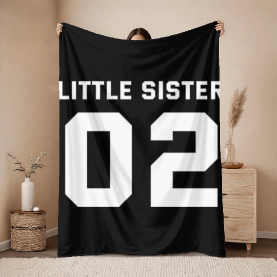 LITTLE SISTER 02 Throw Blankets