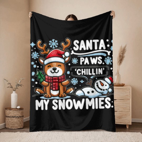 Winter Wonderland Embrace the Magic Throw Blankets