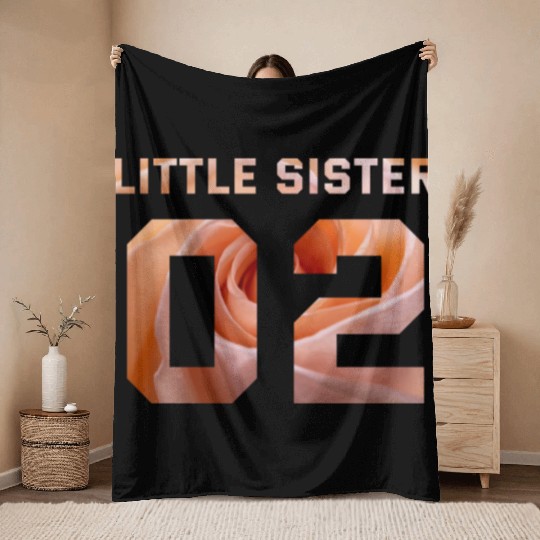 LITTLE SISTER 02 Throw Blankets