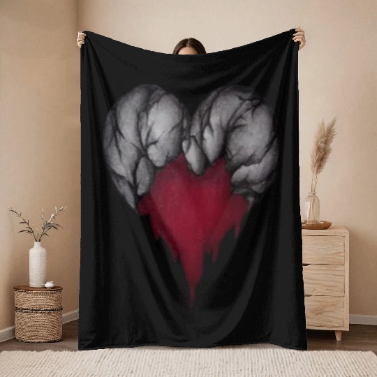 heart Throw Blankets