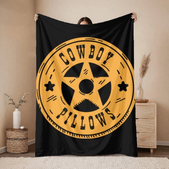 Cowboy Pillows Southern Girl Texas Lady Funny Throw Blankets