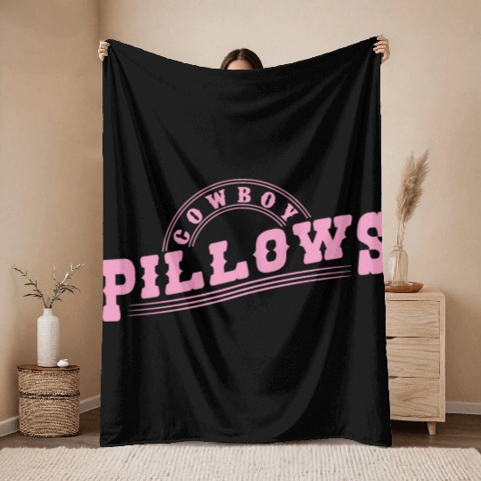Cowboy Pillows Southern Girl Texas Lady Funny Throw Blankets