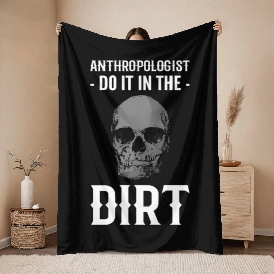 In the Dirt University Professor Gift Throw Blankets