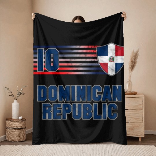 Dominican Republic Throw Blankets