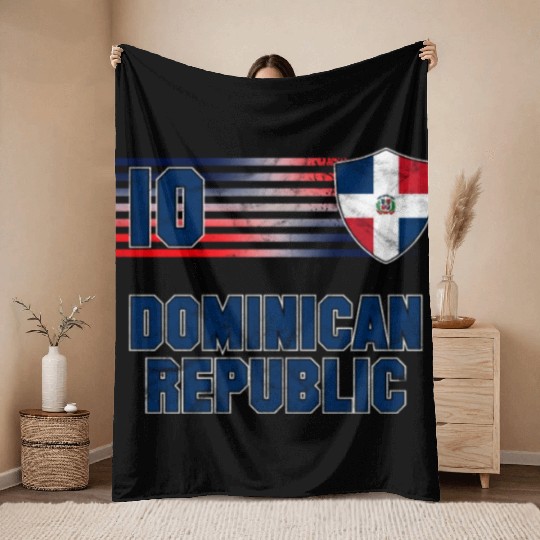 Dominican Republic Throw Blankets