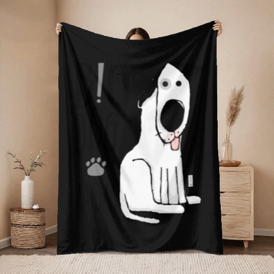 Big Dog Mom Throw Blankets