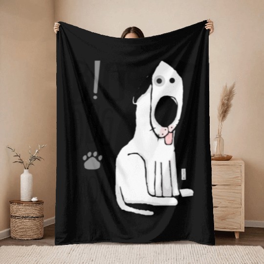 Big Dog Mom Throw Blankets