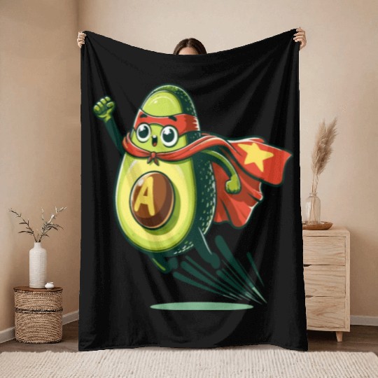 Great avocado Throw Blankets