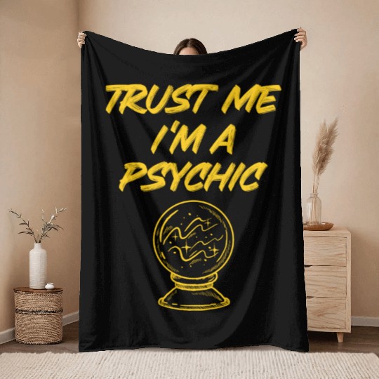 Psychic Astrology Astronomer Throw Blankets
