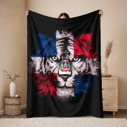 Dominican Republic Throw Blankets