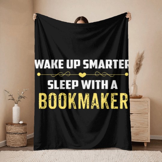 Wake Up Smarter Sleep With A BOOKMAKER Throw Blankets