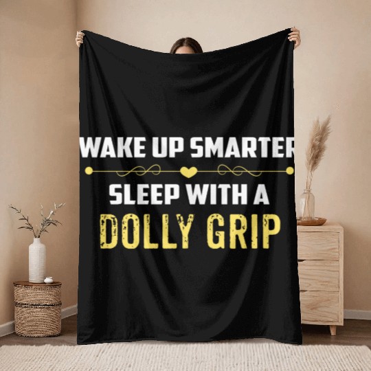 Wake Up Smarter Sleep With A DOLLY GRIP Throw Blankets