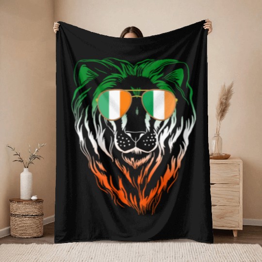 Ireland Throw Blankets