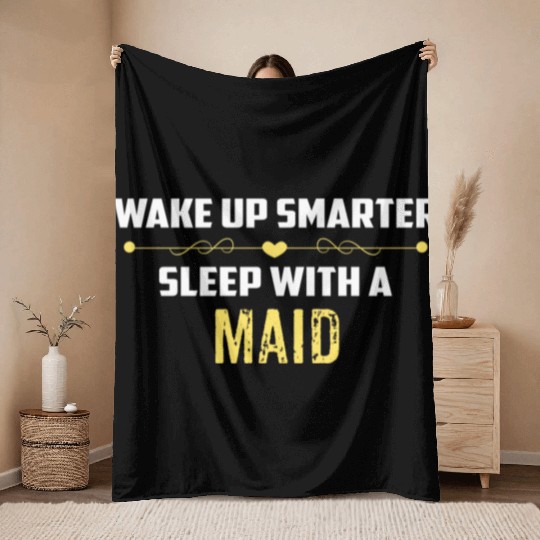 Wake Up Smarter Sleep With A MAID Throw Blankets